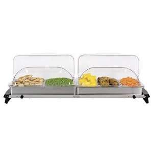  Grand Countertop Buffet Server with Roll Top Lids 