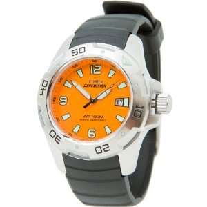  Timex Expedition Dive Style Watch Orange Dial, One Size 
