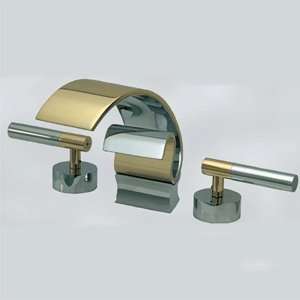   Lever Handle Widespread Waterfall Spout Faucet