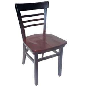  Mahagony Ladder Back Wood Chair